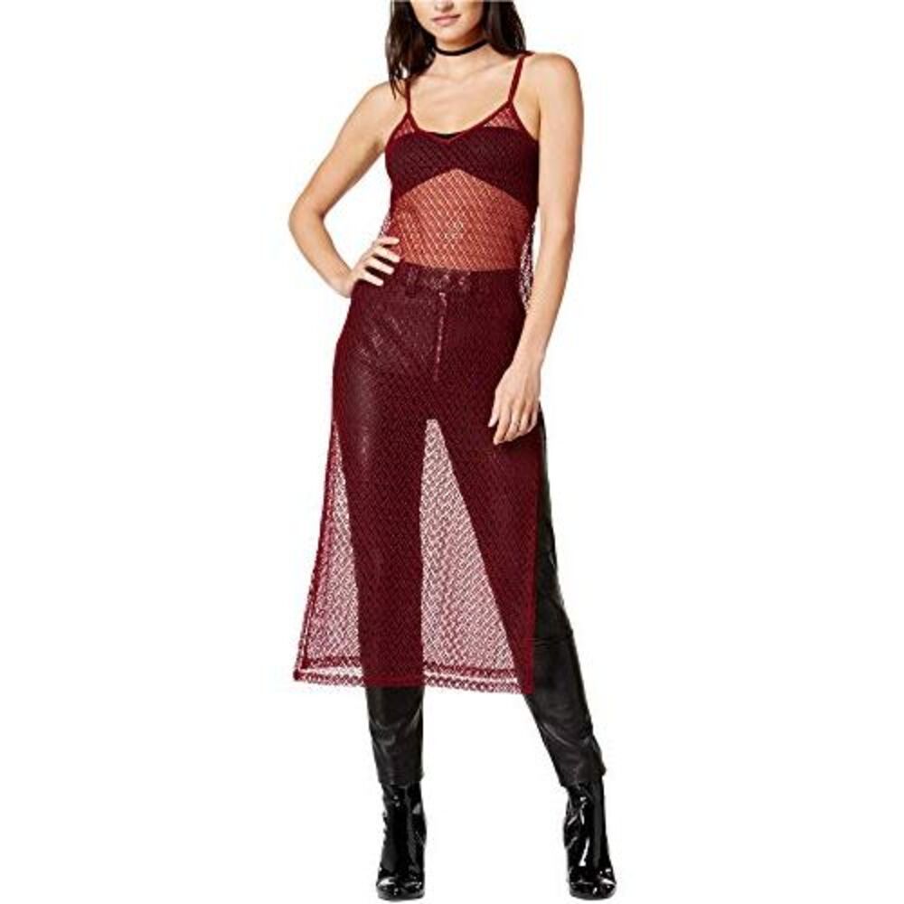 Twiin Fishnet Midi Dress